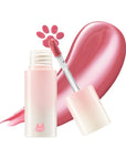 Chewy Lip Glaze, High Shine Lip Gloss, Korean Beauty (GZ03 Rose Bebe, 3.5 grams)