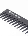 HYOUJIN 601 Black Carbon Wide Tooth Comb Detangling Comb Detangler Hair Comb for Long Wet hair Hair Straighten Curly Hair 230℃ Heat Resistan