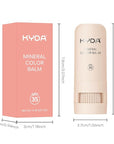 Mineral Color Balm, SPF 35 Multi Color Stick for Lips, Cheeks& Eyes, Blendable Creamy Lightweight Formula, Buildable Shimmer Finish, Multiuse Makeup Stick, Guava