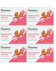 Himalaya Moisturizing Almond Cleansing bar, Body Soap for Soft and Healthy-Looking Skin 4.41 oz/125 g, 6 Pack