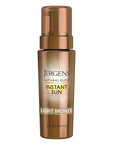 Jergens Natural Glow Instant Sun Body Mousse, Self Tanner for Light Bronze Tan, Sunless Tanning Body Bronzer for Natural Looking Color Instantly, 6 Oz