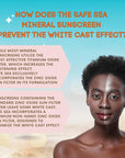 Safe Sea Zinc Oxide Sunscreen SPF30 | Clear Mineral Face And Body Sunscreen Without White Cast | Anti-Jellyfish Sting Protective Lotion | 3.4Oz (100ml) (3 Pack)