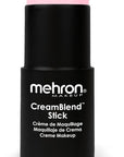 Mehron Makeup CreamBlend Stick | Face Paint, Body Paint, & Foundation Cream Makeup | Perfect for Halloween .75 oz (21 g) (Pastel Pink)