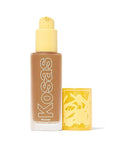 Kosas Revealer Skin-Improving Foundation with SPF 25 Protection - Hydrate, Brighten, Soothe, Plump, Protect Skin - Smoothing Texture, Natural Finish and Clean Formula - Medium Deep Neutral Olive 290