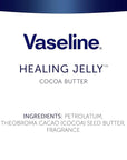 Vaseline Rich Moisturizing Healing Jelly Cocoa Butter, 13 oz Bundled with Cocoa Shimmer Stick, 1.4 oz. Provides Radiant and Shimmering Moisturized Skin with Pleasant Scent