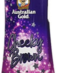 Australian Gold, CHEEKY BROWN Accelerator Dark Natural Bronzers, Tanning Bed Lotion 8.5 oz