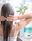 Ginger Lily Farms Club & Fitness Moisturizing Conditioner for Dry Hair, 100% Vegan & Cruelty-Free, Ocean Breeze Scent, 1 Gallon (128 fl oz) Refill