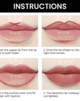 2-in-1 Fairest Nude Velvet Lip Liner & Lipstick Set Kit for Women, Matte Lips Kit with Lip Liner Lip Stains Long Lasting Waterproof 24 Hour Lipstick and Lip Liners Combo Lipliners Pencil Set 47