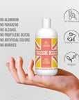 Fresh Kidz Body Wash 16.9 fl.oz. and 2 Roll-On Deodorants 1.86 fl.oz. for Kids and Teens - Girls Coral Set