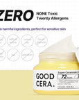 HOLIKA HOLIKA Good Cera Super Ceramide Cream | Soothing Facial Cream & Skin Moisturizer | Ceramide Cream Korean Moisturizer for Face | Deeply Nourishing Face Cream for Dry Skin 2.02 fl oz