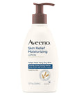 Aveeno Skin Relief Moisturizing Lotion for Very Dry, Itchy Skin with Soothing Triple Oat & Shea Butter Formula, Fragrance Free, 12 Fl. Oz