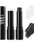 BADCOLOR Black White Face Body Paint Stick Eye Black for Adults Children Softball Football Baseball Sports, Non-Toxic Hypoallergenic for Halloween SFX Makeup Cosplay Joker Costume Parties