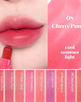 ETUDE Dear Darling Marker Tint #8 Cherry Punch (5g) | Hydrating & Long Lasting Lip Stain | High Pigmented Lip Maker with Easy Drawing Tip | Korean Daily Lip Tint, Korean Makeup, Kbeauty