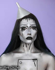 Mehron Makeup Fantasy FX Cream Makeup | Water Based | Halloween | Silver Face & Body Paint For Adults 1 fl oz (30ml) (Silver)