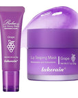 2Pcs Lip Glowy Balm and Lip (Grape)
