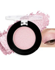 Monochrome Glitter Eyeshadow Makeup Palette, Highly Pigmented Nude Pink Eyeshadow Palette, Shimmer Pressed Powder Eye shadow Makeup, Single Vegan Eye Shadow, Daily Evening Women Girls Eyeshadow Gift9#