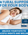 Sleep Restore - Tranquil Sleep Formula with L-Theanine, GABA, 5-HTP, Magnesium, Melatonin & More - 60 Veg Capsules for Deep, Refreshing Sleep & Overall Well-Being