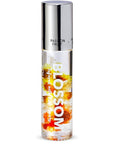 Blossom Roll on Lip Gloss, Scented Clear High Shine Moisturizing Lip Oil, Non Sticky, Infused with Real Flowers, Made in USA, 0.2oz, Passion Fruit