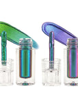 Duochrome MultiChrome Chameleon Liquid Metallic Eyeshadow 2 Pcs Set, Green Purple Blue High-Impact Multi-Dimensional Finish, Silky Smooth and High Pigment Holographic Glitter Eyeshadow Makeup (Set02)