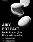 MISSHA Airy Pot Pressed Translucent Powder Pact 5g I Make Up Finishing Setting Powder For a Natural Matte Finish
