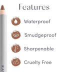 Ravie Beauty Soft Definition™ Longwear Lip Liner – Smudge-Resistant, Waterproof Precision Pencil for Effortless Shaping – Vegan & Cruelty-Free All-Day Wear Lip Definition (Honey)