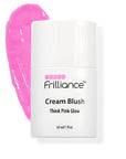 Frilliance Hydrating Cream Blush, Think Pink Glow Tint, Cruelty Free Hypoallergenic for Teens of All Skin Types, 30 ml / 1 fl oz