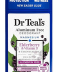 Dr. Teal's Deodorant Elderberry And Vitamin-D2.65 Ounce Aluminum-Free