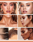 URQT Highly Pigmented Liquid Contour - Built-in Sponge