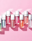 Hydrating Lip Glow Oil, Lip Oil Gloss Transparent Lip 2 OZ