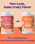 Ultima Replenisher Mocktini Electrolyte Drink Mix – Peach Bellini, 90 Servings – Hydration Powder with 6 Key Electrolytes & Trace Minerals – Keto Friendly, Non- GMO & Sugar-Free Electrolyte Powder