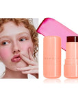 Cooling Water Jelly Tint,Jelly Blush Stick,Long Lasting Milk (B, S)