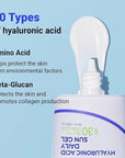 ISNTREE Hyaluronic Acid Daily Sun Gel 50ml, 1.69 fl oz | SPF 30 PA+++ | Moisturizing Sunscreen | No White Cast | Lightweight | Mild Formula | Korean Skincare