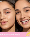 COVERGIRL Clean Fresh Blurring Skin Tint with SPF 30, 425 Light/Medium Warm, Liquid Foundation, Soft Matte Finish, Smooths, Brightens, Blurs Pores, Mineral Sunscreen, Vegan Formula