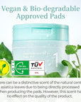 numbuzin No.1 Toner Pads | Centella Re-Leaf Green Toner Pad | Double-Sided | Centella Asiatica, Heartleaf, Licorice Root | Calming, Hydrating, Exfoliating | 70 Pads/6.42 fl. oz.