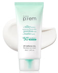 MAKEPREM No Sebum Sun Cream UV Defense SPF 50+ PA++++ Reef-safe, Ocean Friendly Sunscreen Sunblock - 1.7 Fl Oz, UV Protection Non-nano