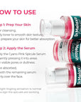 Dr.Melaxin Cemenrete Cyano Pink Spicule Serum with Calcium, pore tightening refines pores tightening serum 1.01 fl. oz.