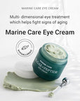HEIMISH Marine Care Eye Cream 1.01fl.oz/30ml, Anti Aging Under Eye Cream, Rich Hydrating Formula with Peptides, Niacinamine for Dark Circles, Puffiness & Wrinkles, Korean Skincare