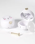 2 Pack Lip Balm Containers,Plastic Portable
