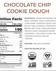 Organic Functional Mushroom Protein Bars | Full Dose (1500mg) Lions Mane, Chaga, Reishi & Cordyceps Bars | Vegan Protein Bars, Adaptogens, Superfoods Protein Bars | Chocolate Chip Cookie Dough Flavor