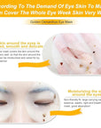 Gold osmanthus eye mask,24k gold
