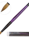 Pana purple wood kolinsky acrylic