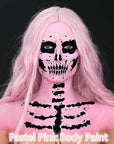Go Ho Light Pink Face Body Paint Stick,Water Based Washable Face Paint Stick,Non-toxic Full-coverage Cream Light Pink Body Paint for Adults Children Halloween Cosplay SFX Makeup