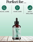 Certified Organic Rosemary Oil for Hair - Extra Large 100% Pure USDA Organic Rosemary Essential Oil for Hair Skin and Nails - Oil for Dry Scalp Treatment and Enhanced Volume and Shine