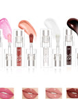 Magic Color Changing Lip Oil, 2024 New Warm Change Moisturizing Lip Gloss Hydrating Lip Oil, New Upgraded Magic Big Brush Color Changing Lip Oil Long Lasting Nourishing (Rase 04#)