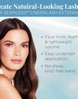 Ardell Seamless Extensions Refill Kit, Faux Mink, 32 Assorted Lengths, Customizable DIY Underlash Clusters for Natural Volume, Knotless Design