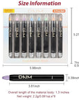 8Pcs Glitter Eye Shadow Sticks Liner Pencils Makeup Set, Desert Mocha Beige Gold Light Purple Pink Sky Dazzling Blue Geen Glitter Shimmer Eyeliner Pencil Cream Eyeshadow Palette Makeup for Older Women