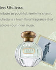 Tocca Eau de Parfum (50 ml) and Hand Cream (120 ml) in Giulietta - Fresh Floral, Pink Tulips, Green Apple, Vanilla Orchid