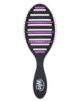 Wet Brush Refresh and Extend Speed Dry Black Detangling Hair Brush -Vented Design and Ultra Soft HeatFlex Bristles Are Blow Dry Safe -Removes Dirt Excess Oils and Impurities-Charcoal Infused Bristles