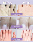 Catherine Muller Floral Hand Mask 8 Pairs, Moisturizing Gloves for Dry Hands with Elder Flower & CICA, Repairing and Nourishing Hand Care Treatment for Cracked, Rough, and Dry Skin