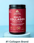Ancient Nutrition Collagen Peptides Powder, Multi Collagen Protein, Women & Men, Vitamin C, Probiotics, Hydrolyzed Collagen, Supports Skin, Joints, Gut Health, Unflavored, 40 Servings